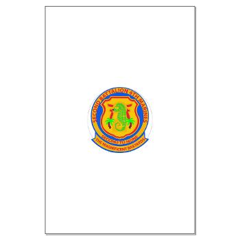 2B4M - M01 - 02 - 2nd Battalion 4th Marines - Small Framed Print